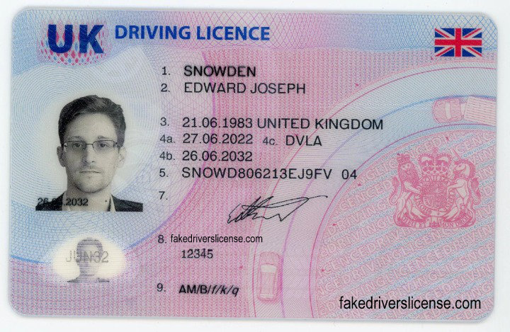FAKE ID: FAKE DRIVERS LICENSE for USA, UK, IRELAND